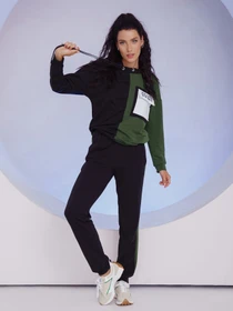 Костюми ISSA Plus модель 13526_blackgreen Фото