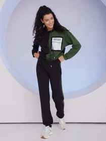 Костюми ISSA Plus модель 13526_blackgreen Фото