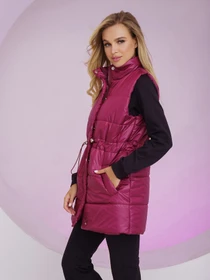 Куртки та дублянки ISSA Plus модель SA-337_burgundy Фото