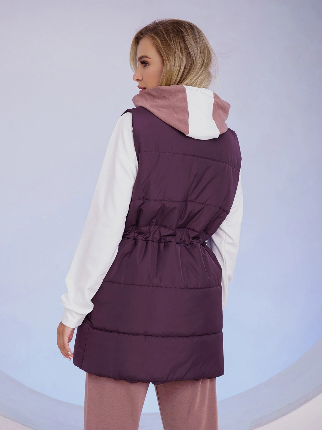 Куртки та дублянки ISSA Plus модель SA-337_violet Фото