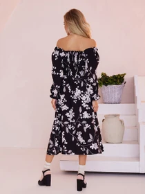 Платья ISSA Plus модель SA-371_black Фото
