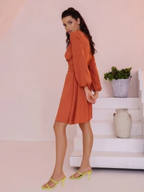 Платья ISSA Plus модель SA-396_terracotta Фото