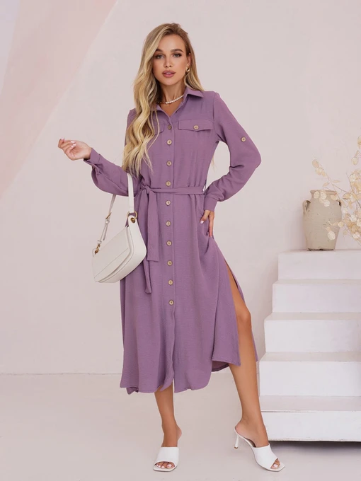 Платья ISSA Plus модель SA-418_darkpurple Фото