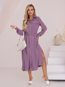 Платья ISSA Plus модель SA-418_darkpurple Фото