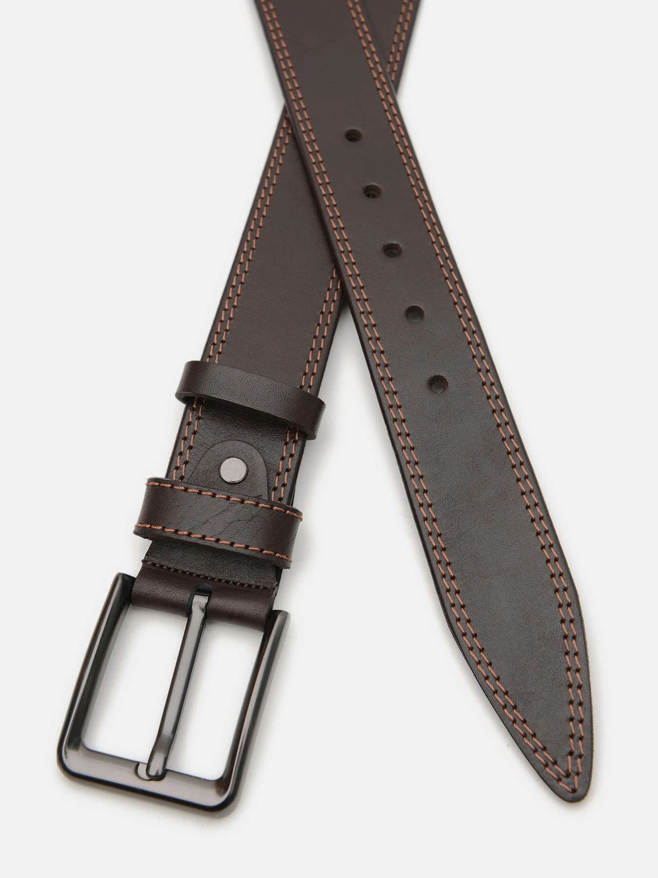 Ремни Borsa Leather модель V1125GX07-brown Фото