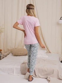 Одяг для дому та сну ISSA Plus модель WN21-08_pink Фото
