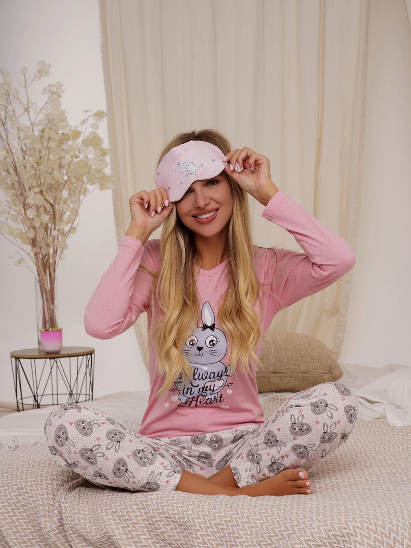 Одяг для дому та сну ISSA Plus модель WN21-11_pink Фото