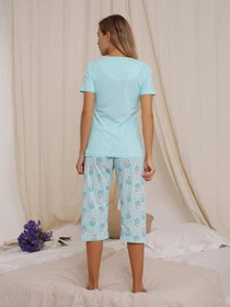 Одяг для дому та сну ISSA Plus модель WN21-17_lightblue Фото