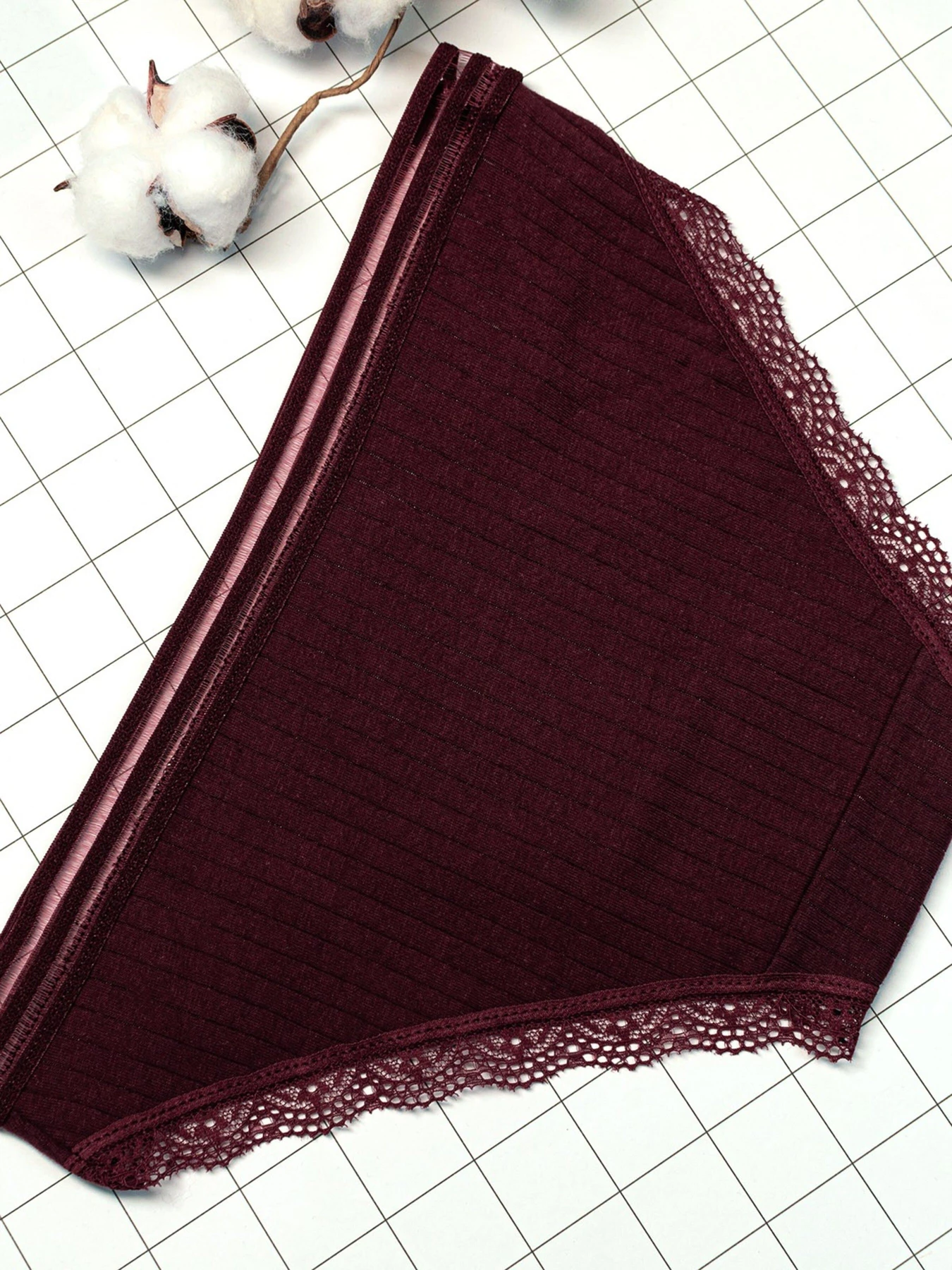 Нижнее белье ISSA Plus модель BL2-519_burgundy Фото