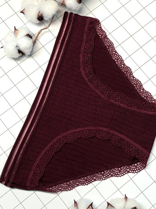 Нижнее белье ISSA Plus модель BL2-519_burgundy Фото