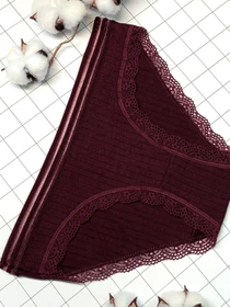 Нижнее белье ISSA Plus модель BL2-519_burgundy Фото