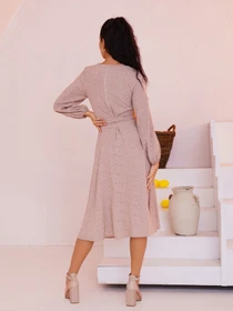 Платья ISSA Plus модель SA-397_beige Фото