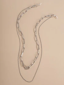 Цепочки ISSA Plus модель AK-50_silver. Фото