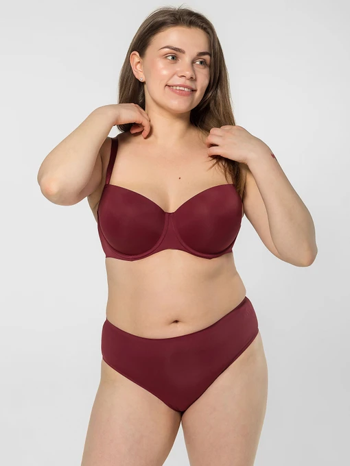 Нижня білизна Brabrabra модель SLZ19802004_burgundy Фото