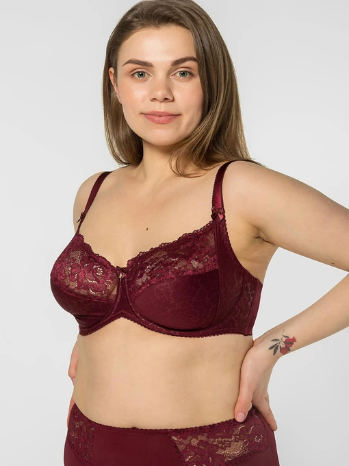 Нижня білизна Senselle by fellina модель 12003_burgundy Фото
