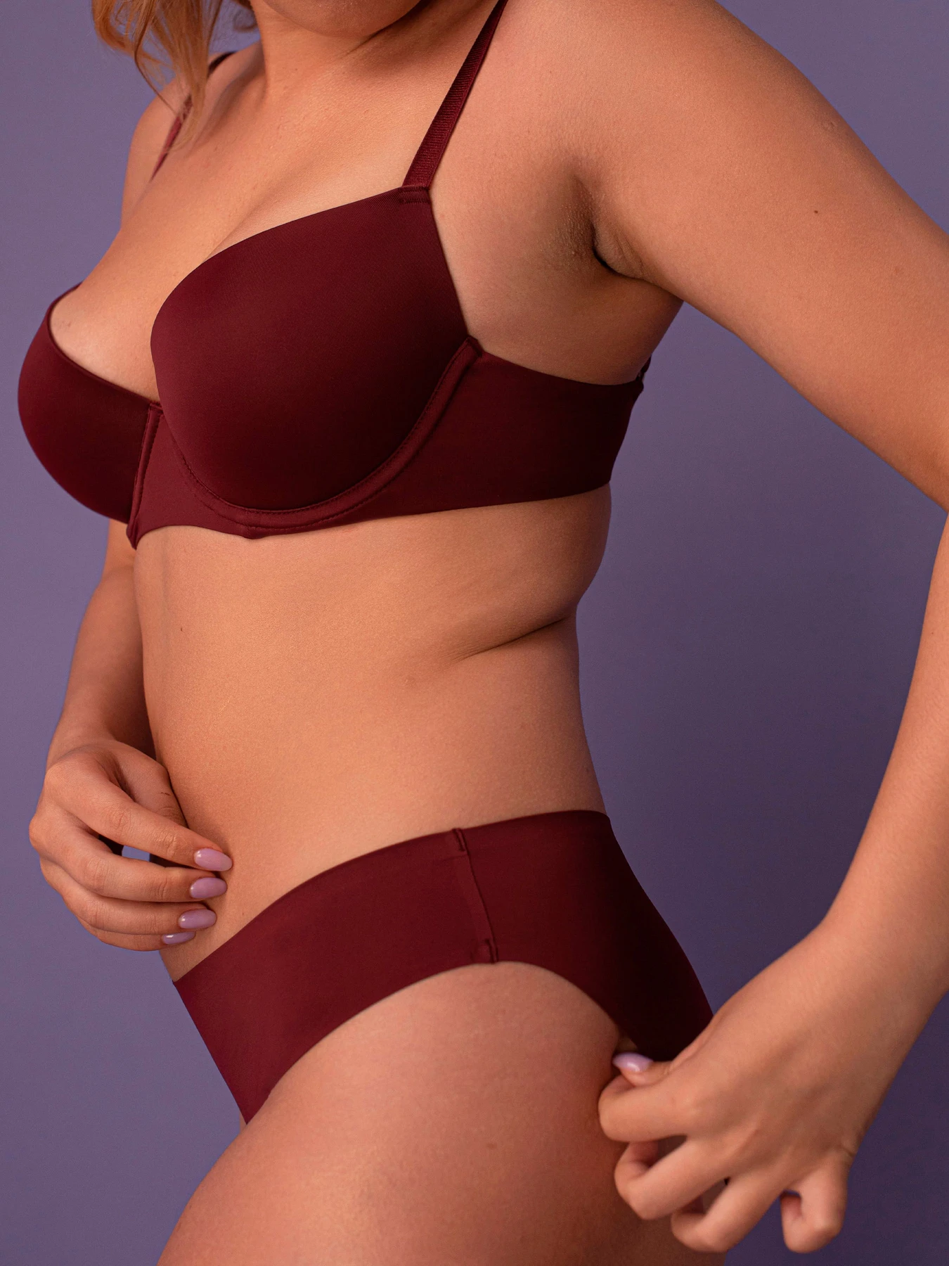 Нижня білизна Brabrabra модель SLZ19801108_burgundy Фото