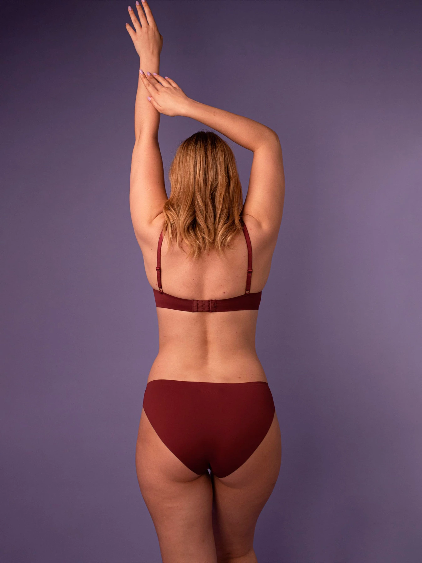 Нижнее белье Brabrabra модель SLZ19802001_burgundy Фото
