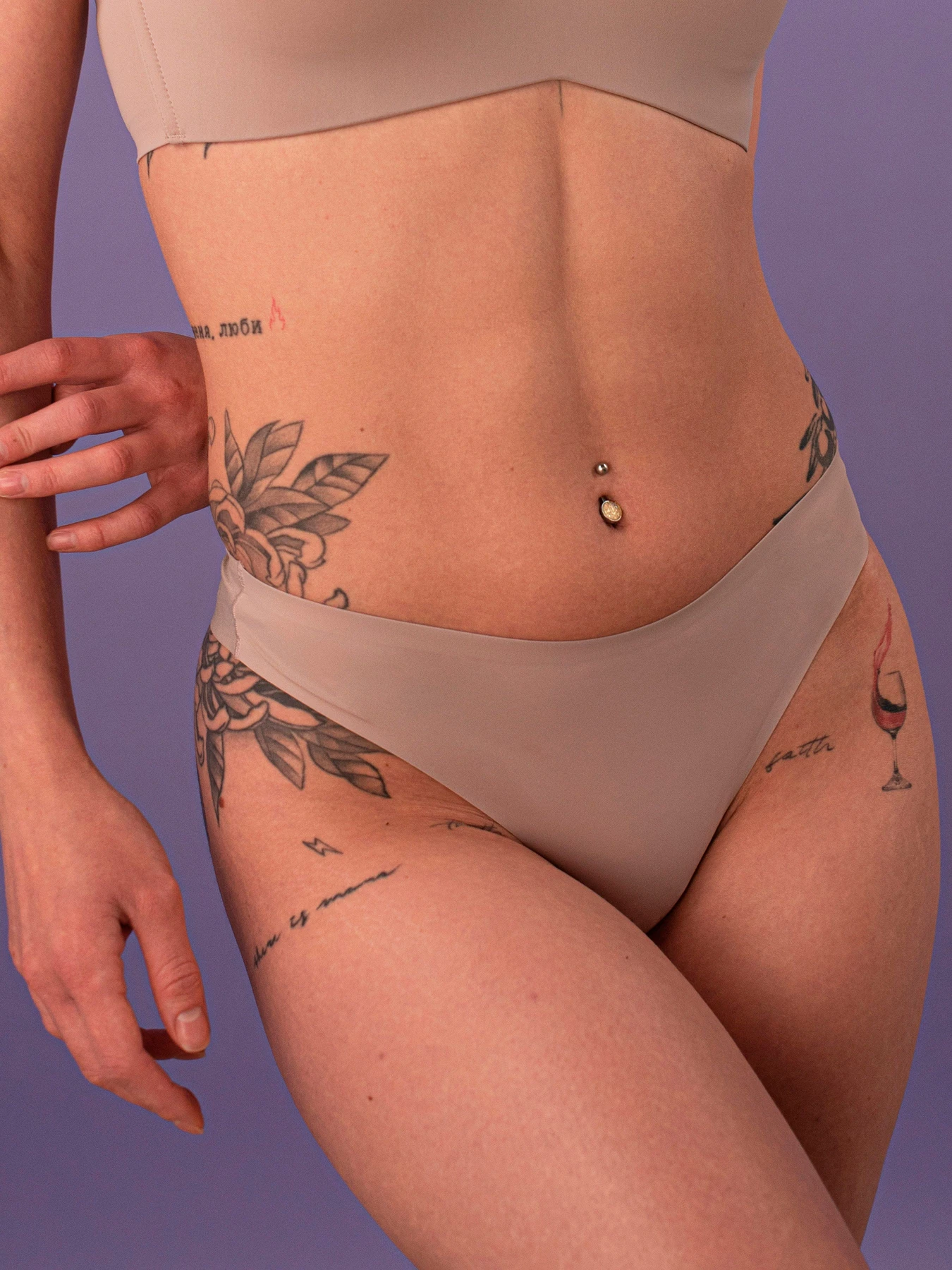 Нижнее белье Brabrabra модель SLZ19802005_pale-pink Нижнее белье Brabrabra модель SLZ19802005_pale-pink Фото