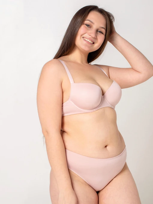 Нижня білизна Brabrabra модель SLZ24002101_pink-cream Фото