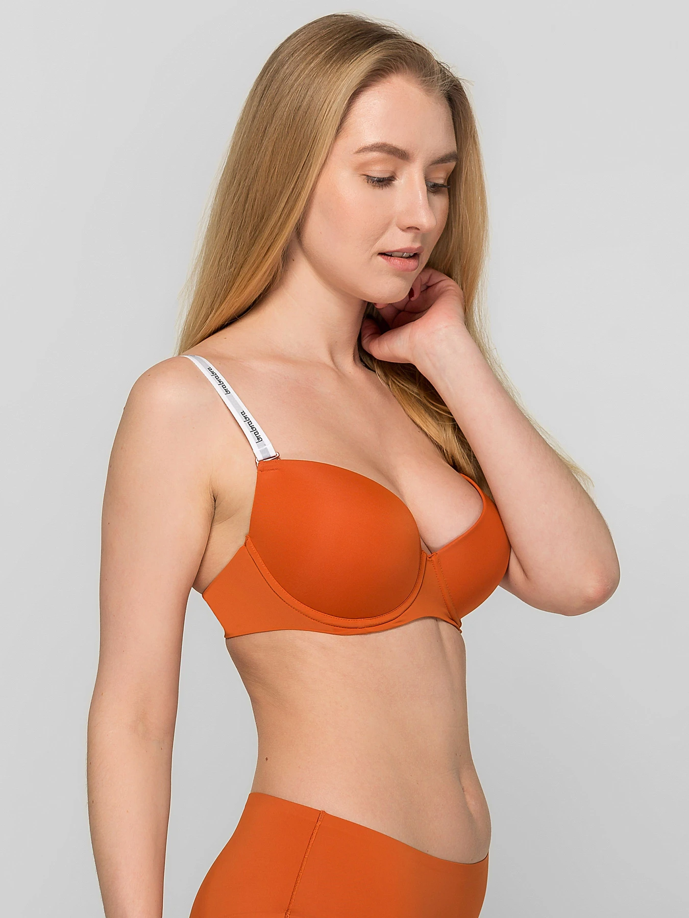 Нижнее белье Brabrabra модель SLZ19801176_dark-orange Нижнее белье Brabrabra модель SLZ19801176_dark-orange Фото
