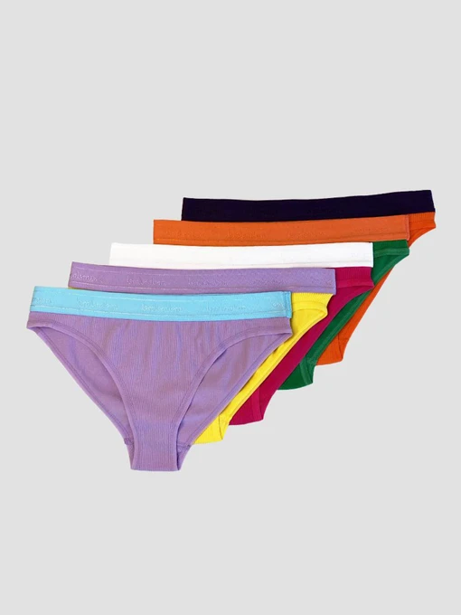Нижня білизна Brabrabra модель SLZ23902001_green-yellow-fuchsia-purple-almond Фото