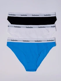 Нижнее белье Brabrabra модель SLZ24402001-3_black-white-light-blue Фото