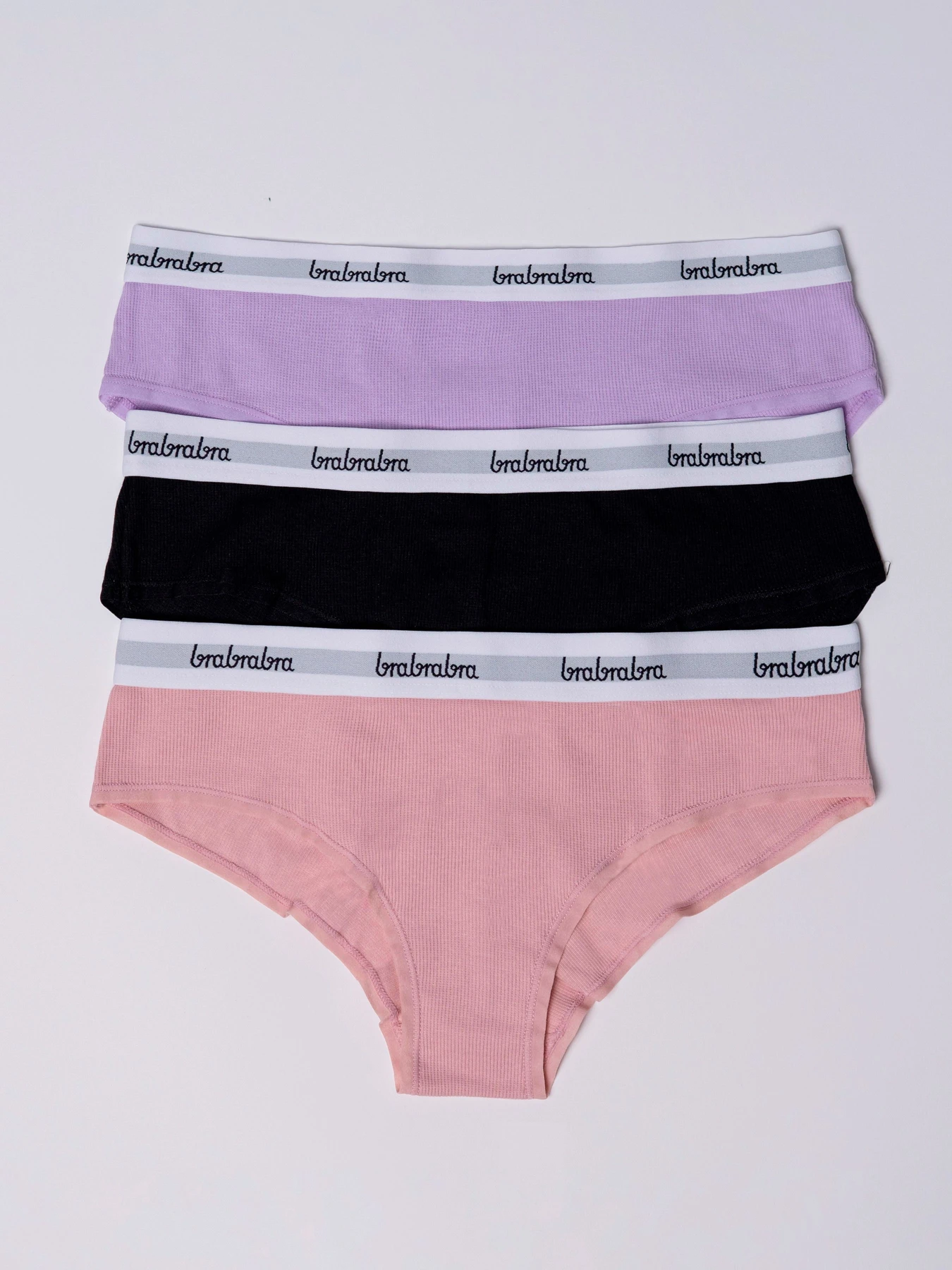 Нижнее белье Brabrabra модель SLZ24402003-3_black-purple-light-pink Фото