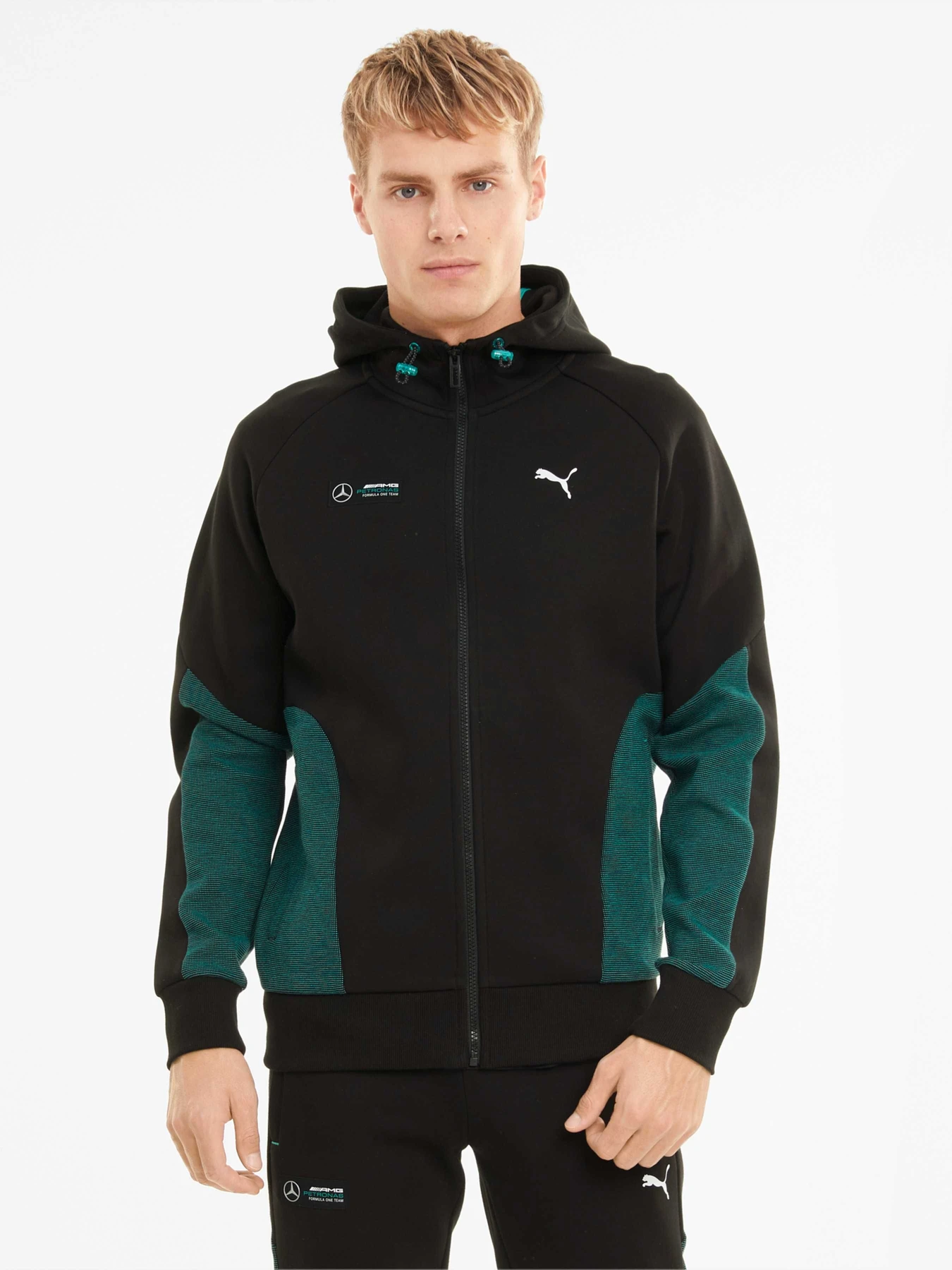 Худі та світшоти PUMA Mapf1 Hooded Sweat Jacket модель 599609 Фото