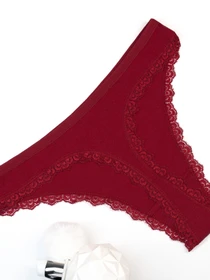 Нижня білизна ISSA Plus модель BL2-488_burgundy Фото