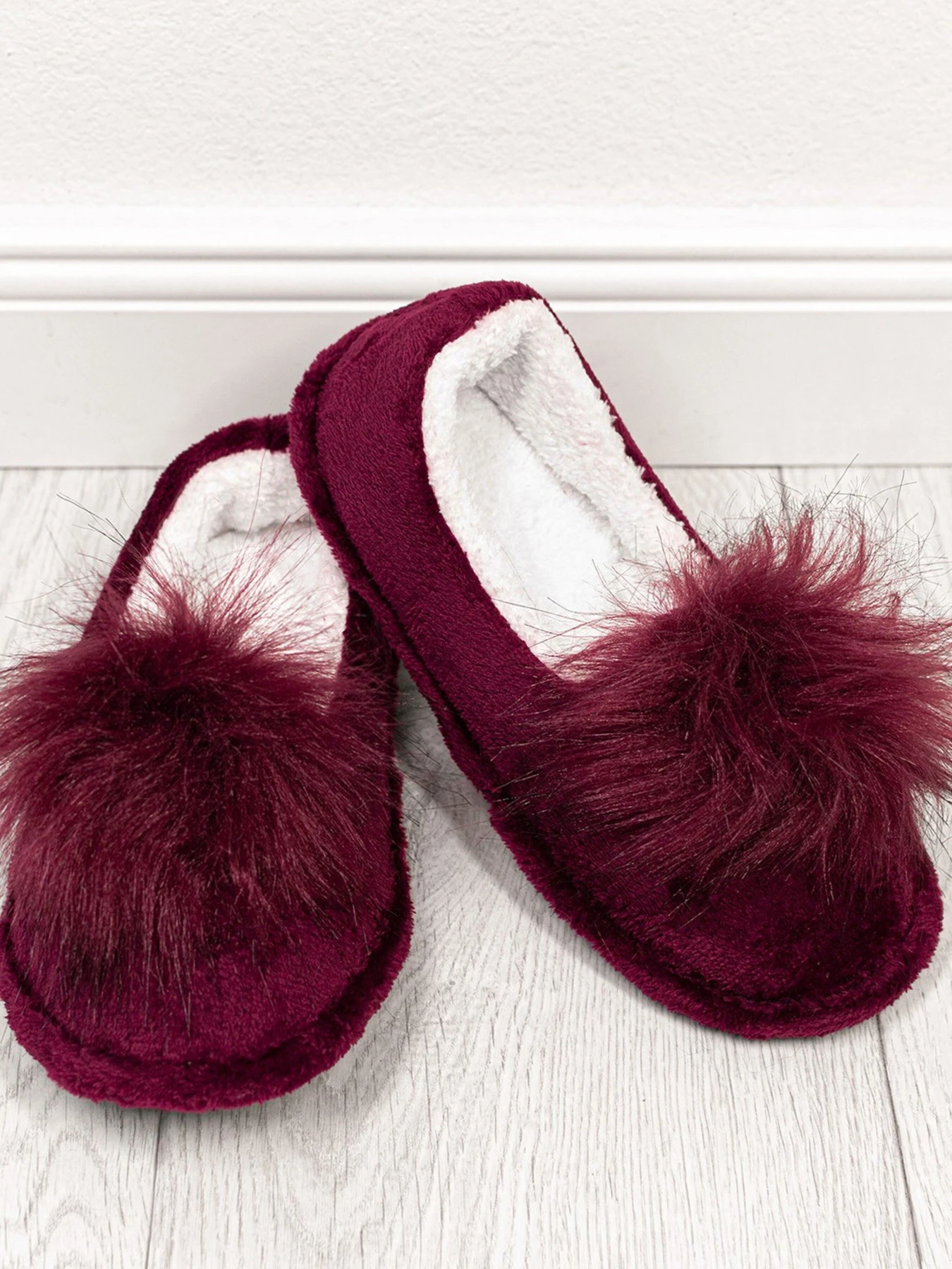Капці ISSA Plus модель OB2-101_burgundy Фото