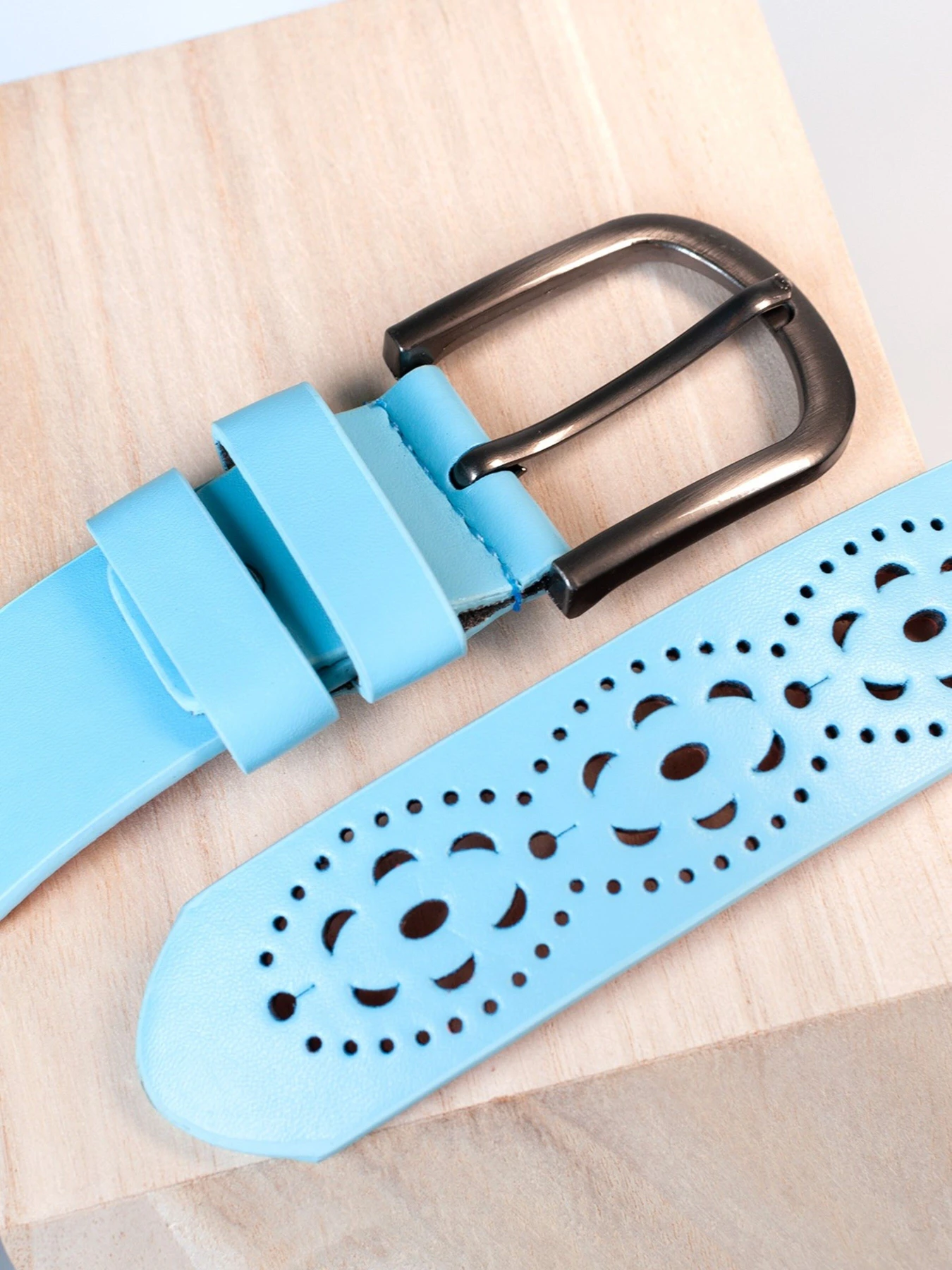 Ремни ISSA Plus модель R1-127_lightblue Фото