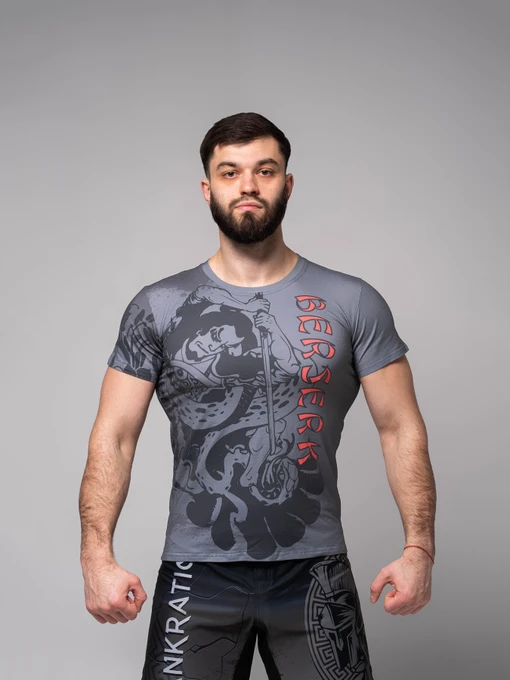 Футболки и поло Berserk Sport модель SamurayGreyTSHRT Фото