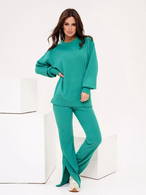 Костюми ISSA Plus модель 13528_green Фото