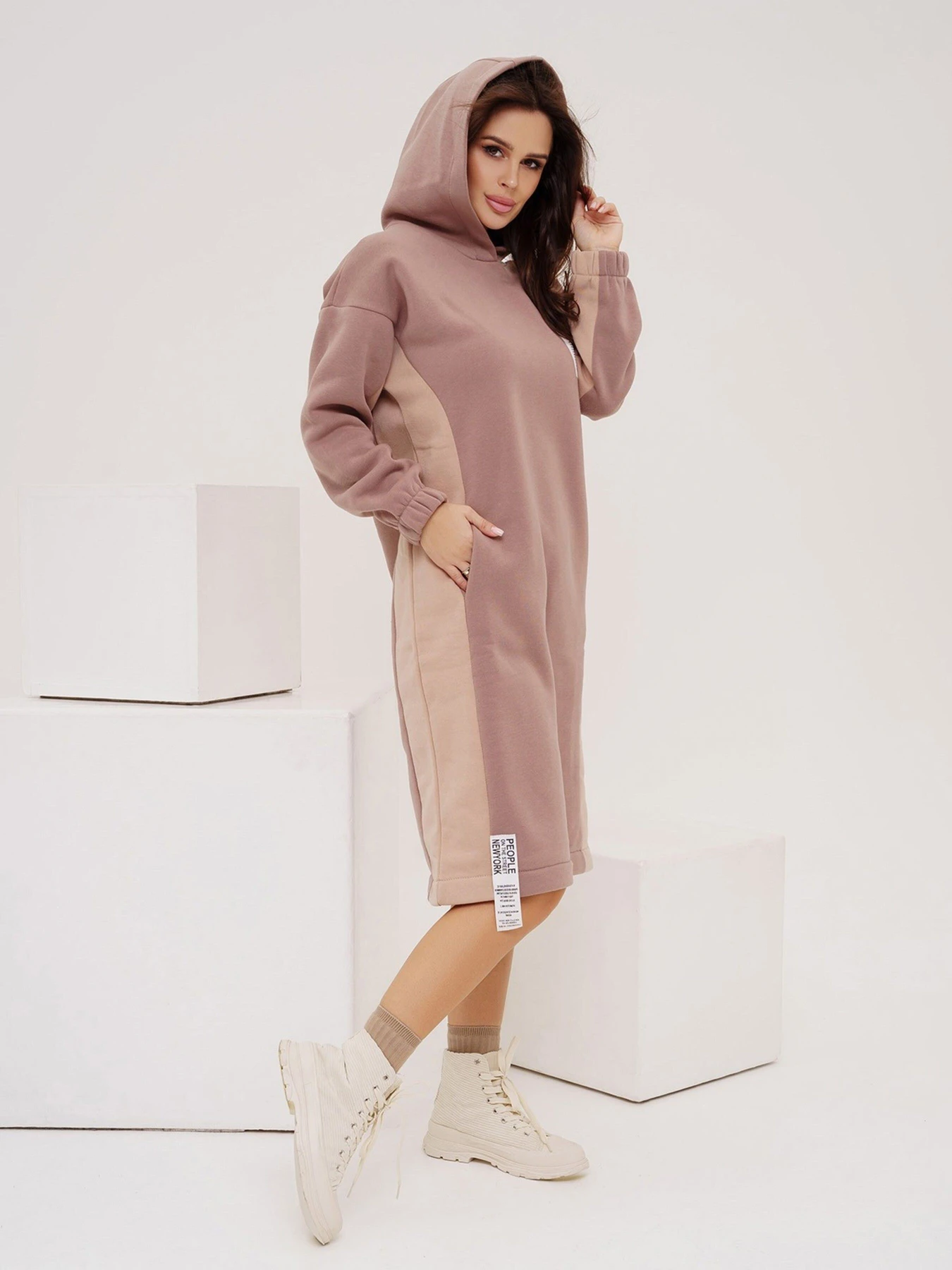 Платья ISSA Plus модель 13529_brown Платья ISSA Plus модель 13529_brown Фото
