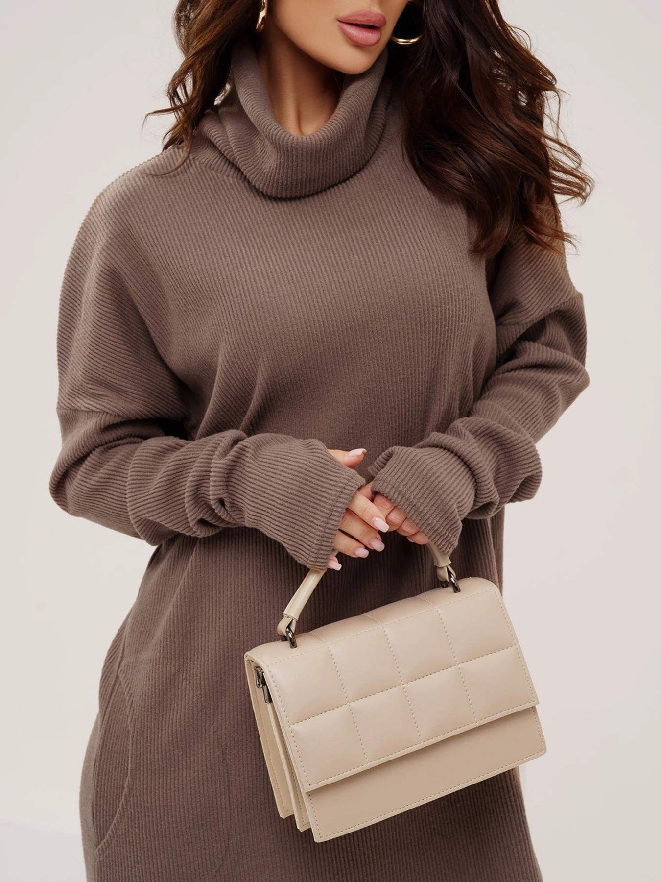 Платья ISSA Plus модель 13530_brown Платья ISSA Plus модель 13530_brown Фото