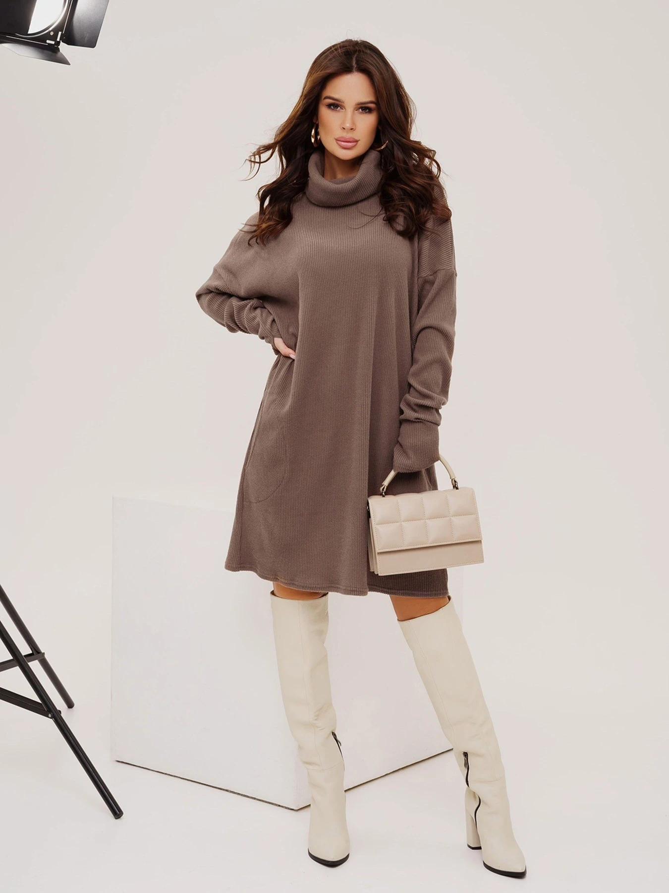Платья ISSA Plus модель 13530_brown Платья ISSA Plus модель 13530_brown Фото