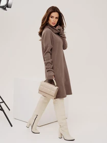 Платья ISSA Plus модель 13530_brown Фото