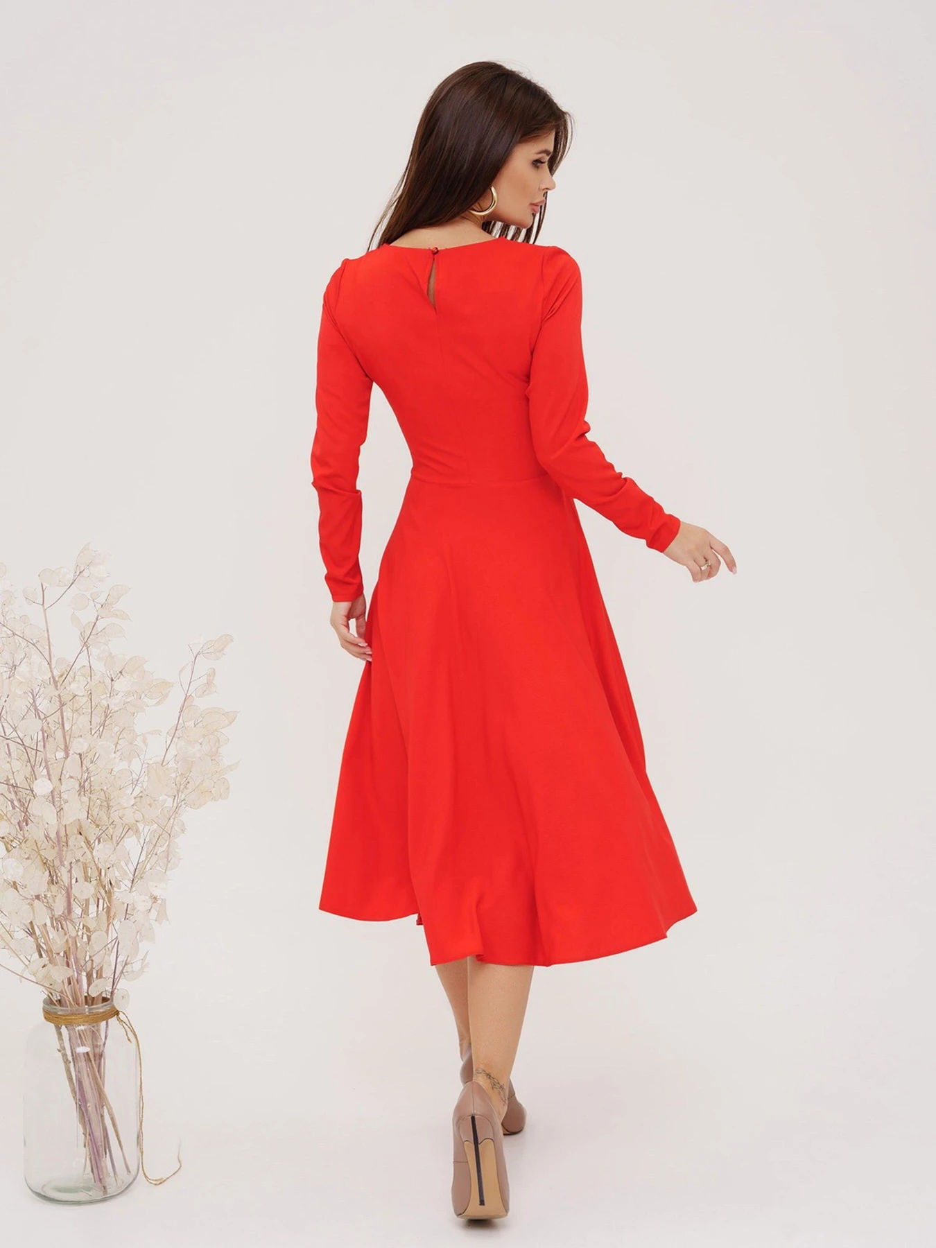 Платья ISSA Plus модель 13534_red Платья ISSA Plus модель 13534_red Фото