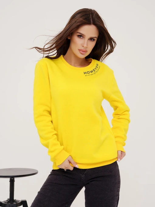 Худи и свитшоты ISSA Plus модель 13537_yellow Фото