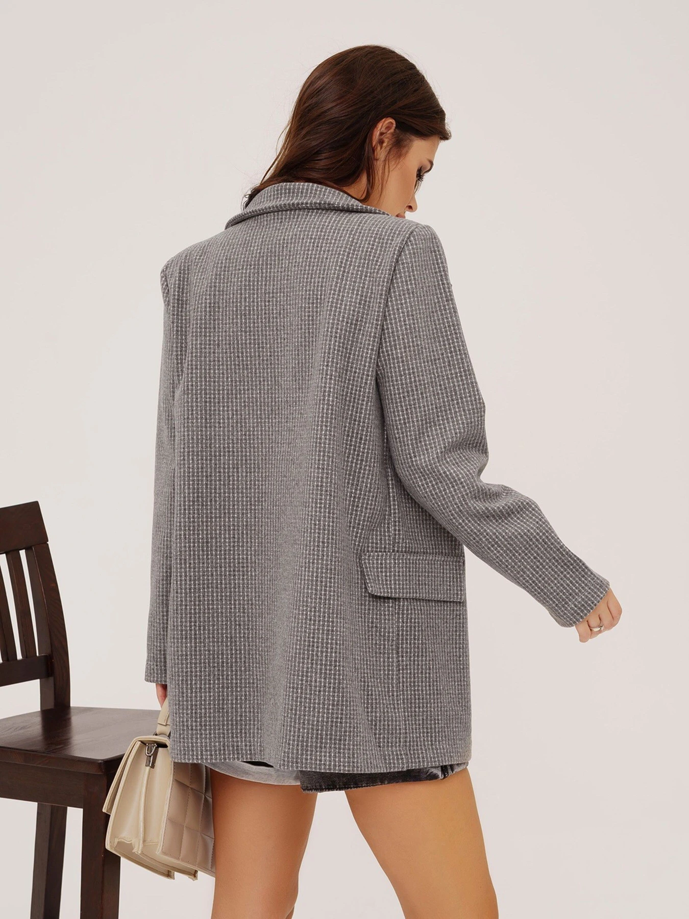 Пиджаки ISSA Plus модель 13544_grey Фото