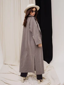 Пальта та плащі ISSA Plus модель 13550_grey Фото
