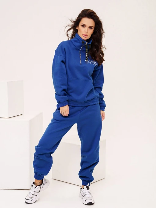 Костюмы ISSA Plus модель 13555_blue Фото