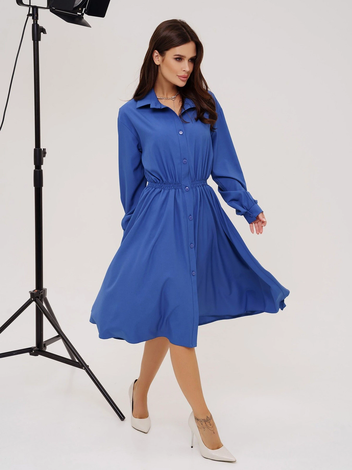 Платья ISSA Plus модель 13556_blue Платья ISSA Plus модель 13556_blue Фото