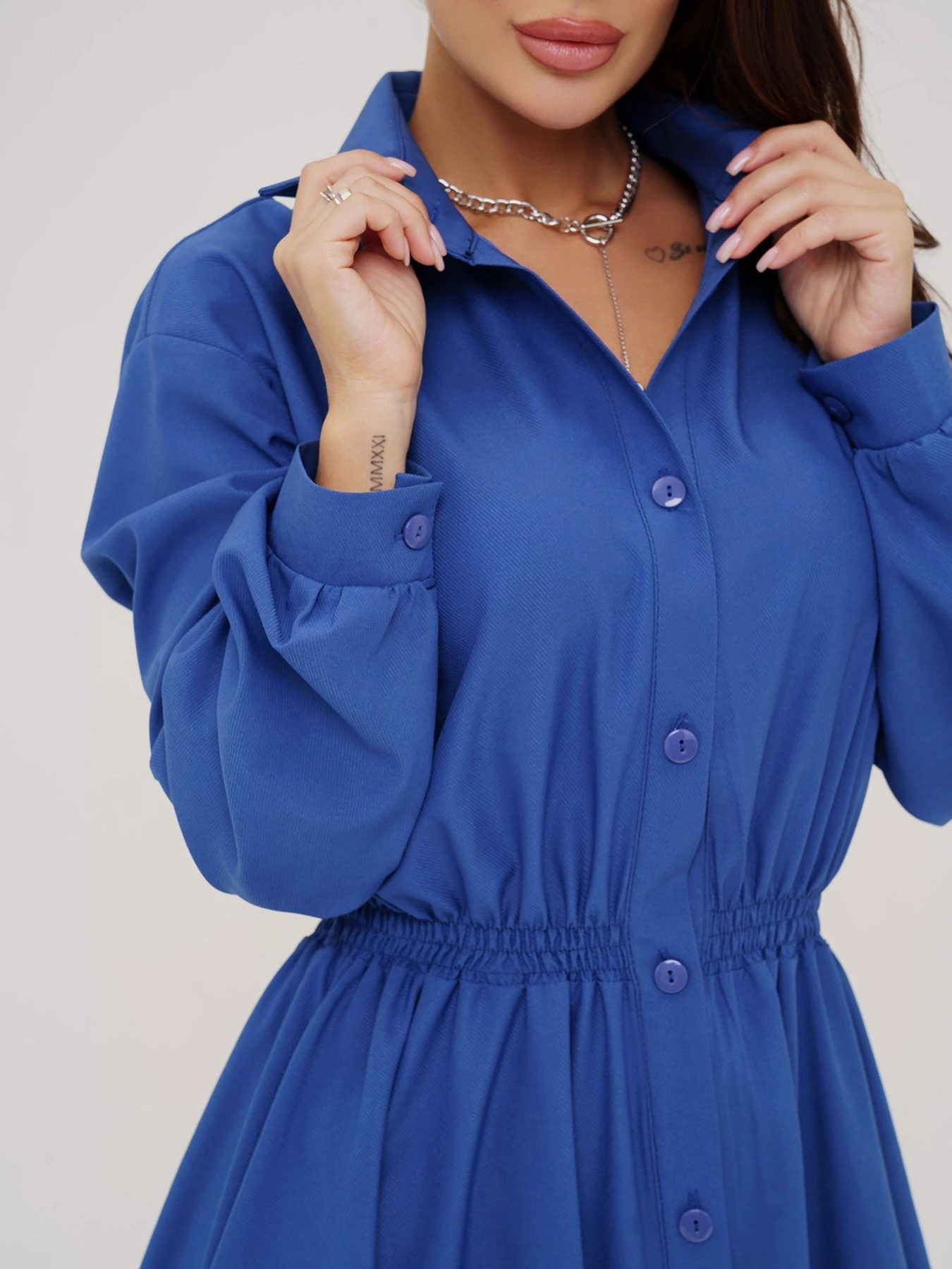 Платья ISSA Plus модель 13556_blue Платья ISSA Plus модель 13556_blue Фото