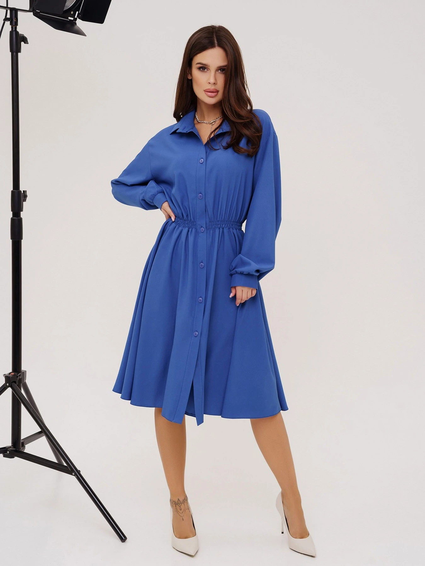 Платья ISSA Plus модель 13556_blue Платья ISSA Plus модель 13556_blue Фото