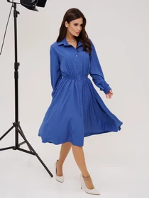 Платья ISSA Plus модель 13556_blue Фото