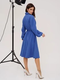 Платья ISSA Plus модель 13556_blue Фото