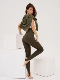 Брюки ISSA Plus модель 5544_khaki Фото