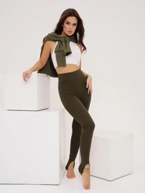 Брюки ISSA Plus модель 5544_khaki Фото