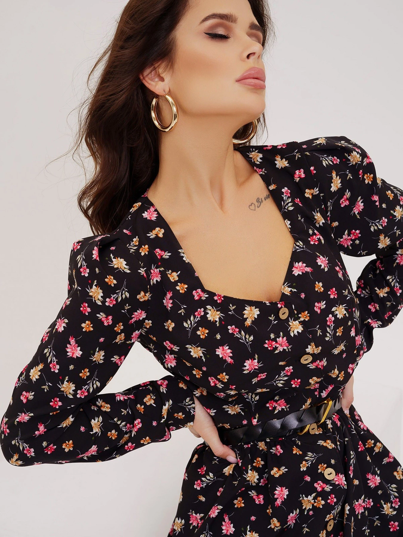 Платья ISSA Plus модель SA-391_multicolor Платья ISSA Plus модель SA-391_multicolor Фото